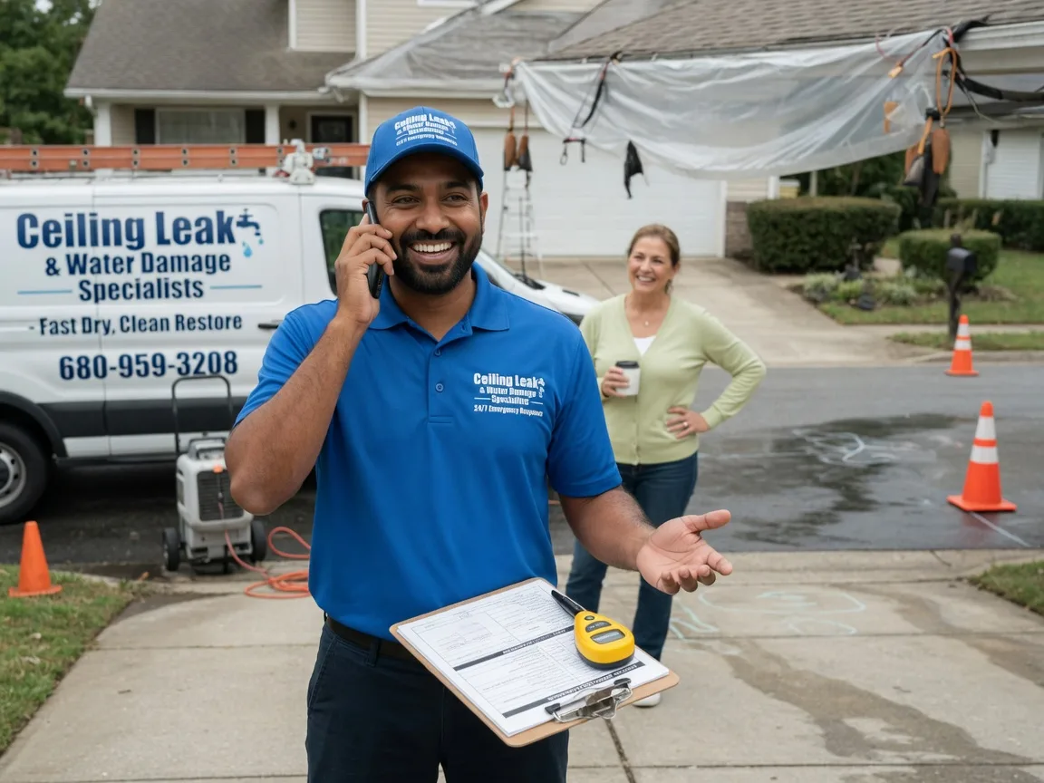 Ceiling Leak Cleanup Palisade, NE FAQs